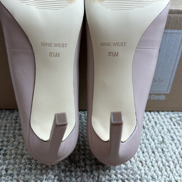 NWOT • Nine West Women's Tatiana Dress Pump • Natural Leather • Size 8.5 • 4in - Picture 14 of 17